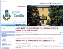 Tablet Screenshot of comune.suello.lc.it